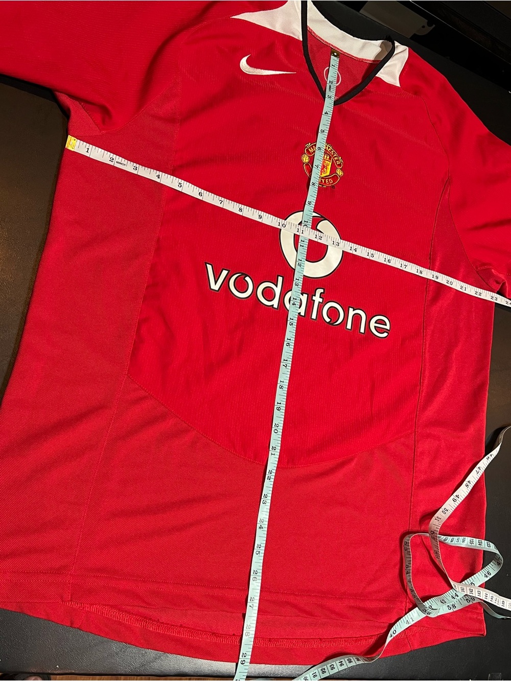 Nike Manchester United Red Home 2004 2005 2006 Jersey - Picture 8 of 9